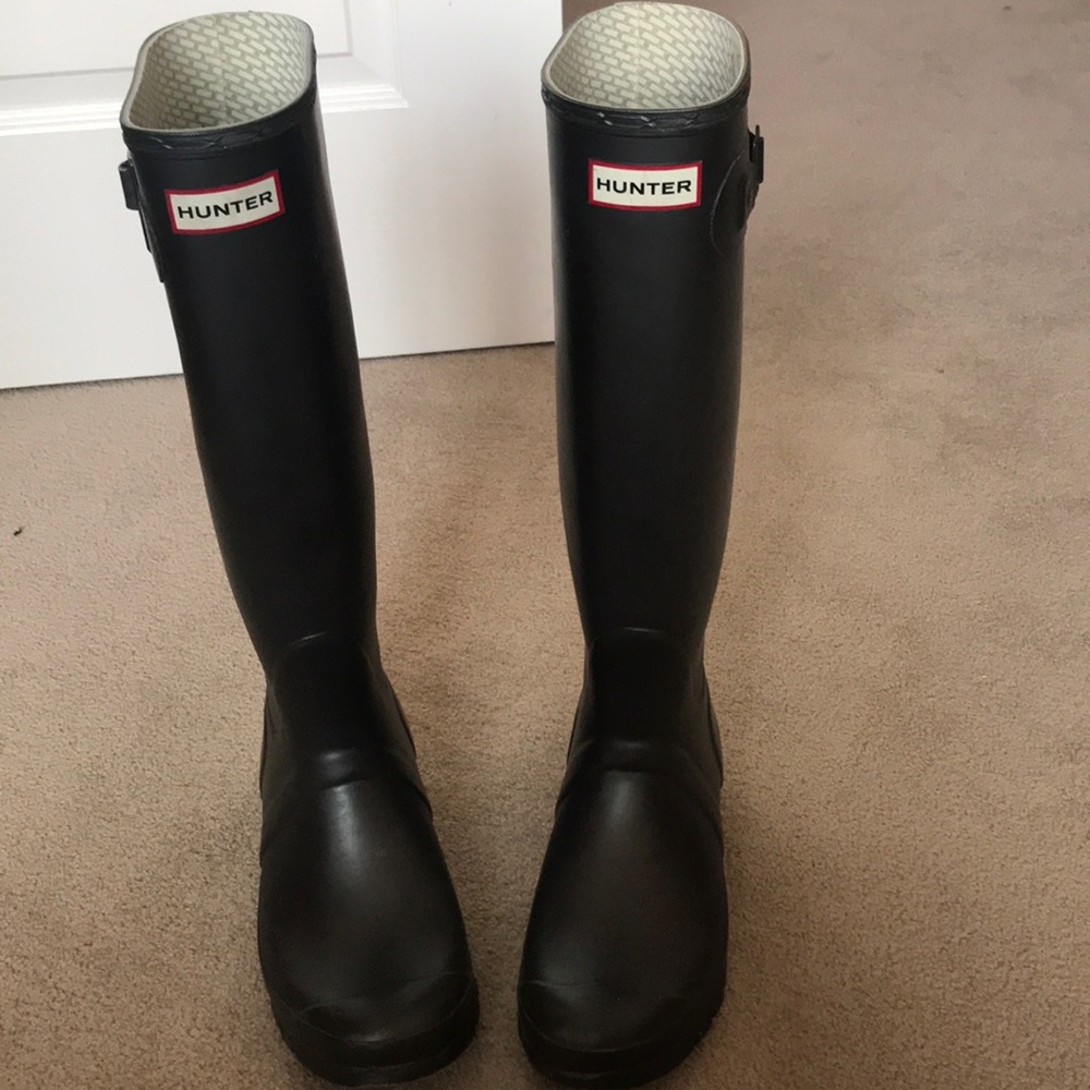 Grey Hunter Boots.